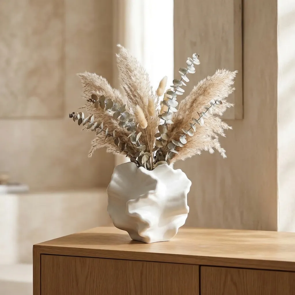 Minimalist Ornamental Ceramic Vase — flexible, beautiful styling