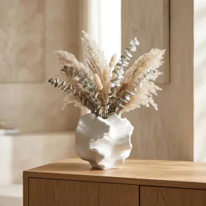 Minimalist Ornamental Ceramic Vase — view 4