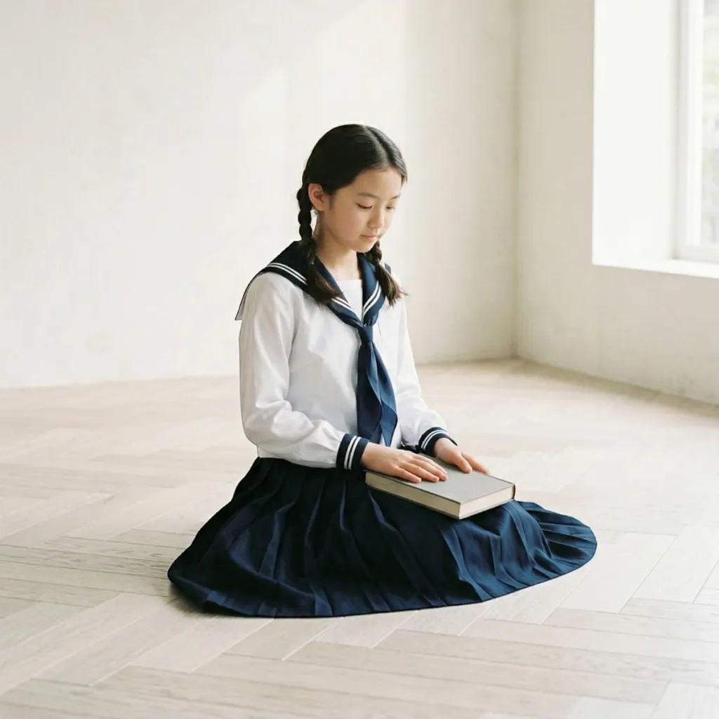 Navy Japanese School Uniform for Girls — flexible, beautiful styling