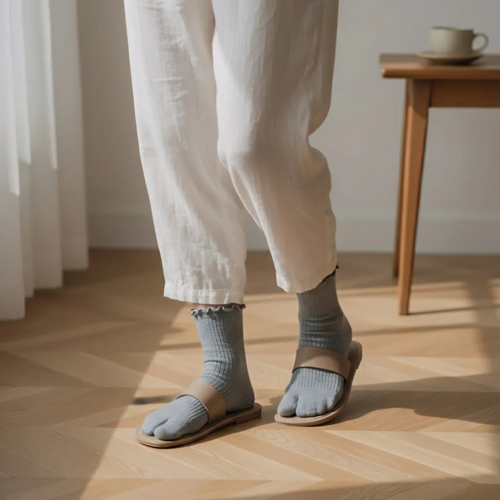 Ruffled Japanese Socks — where minimalism meets durability