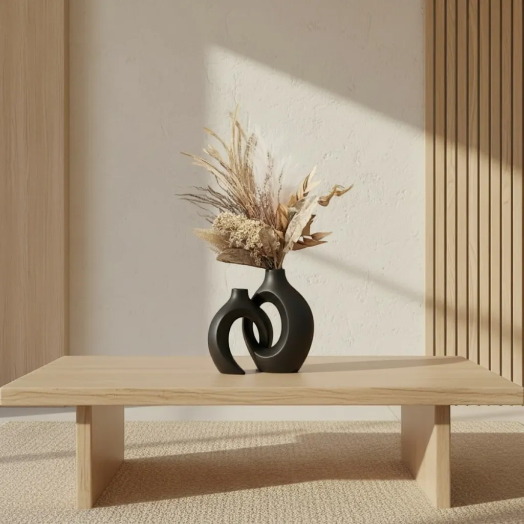Set of 2 Ornamental Ceramic Vases — flexible, beautiful styling