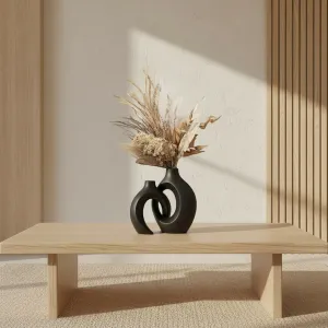 Set of 2 Ornamental Ceramic Vases — view 4