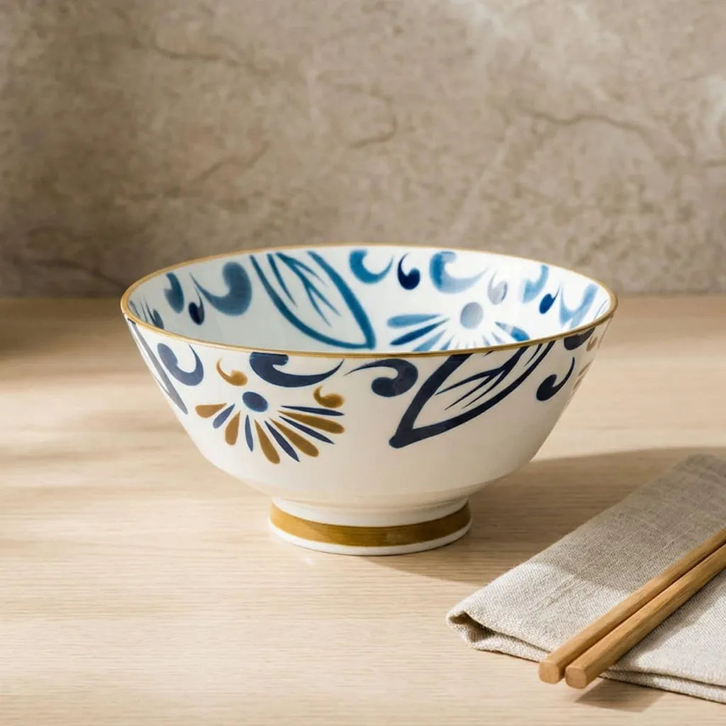 Traditional Japanese Ceramic Bowl