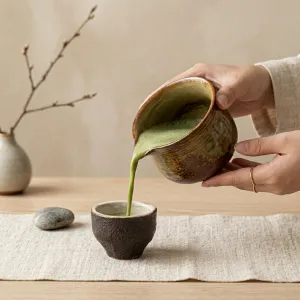 Traditional Japanese Ceramic Matcha Bowl — view 3