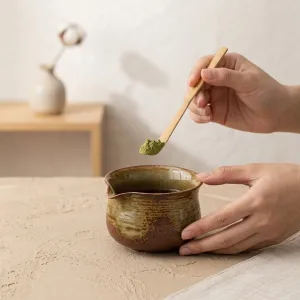 Traditional Japanese Ceramic Matcha Bowl — view 5