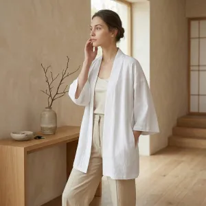 Unisex Solid-Color Japanese Jacket — view 1