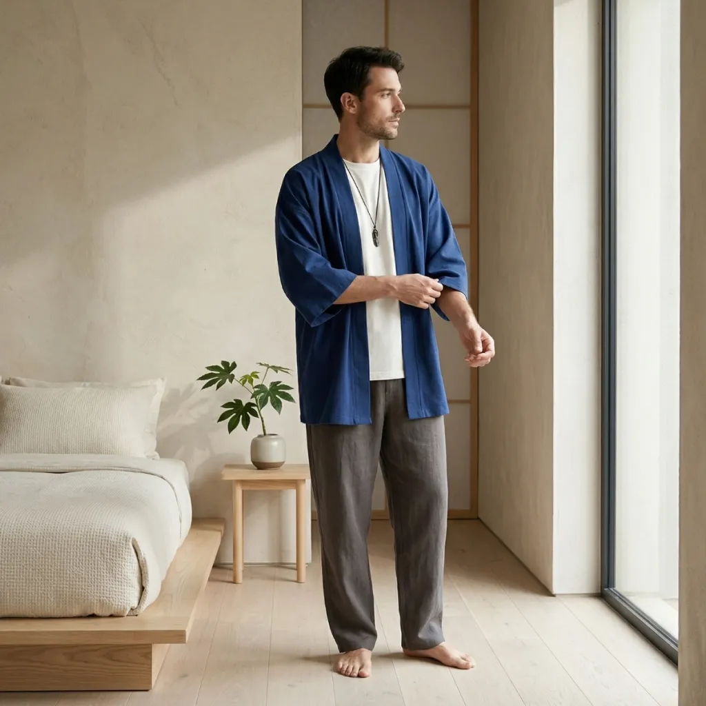 Unisex Solid-Color Japanese Jacket — where minimalism meets durability