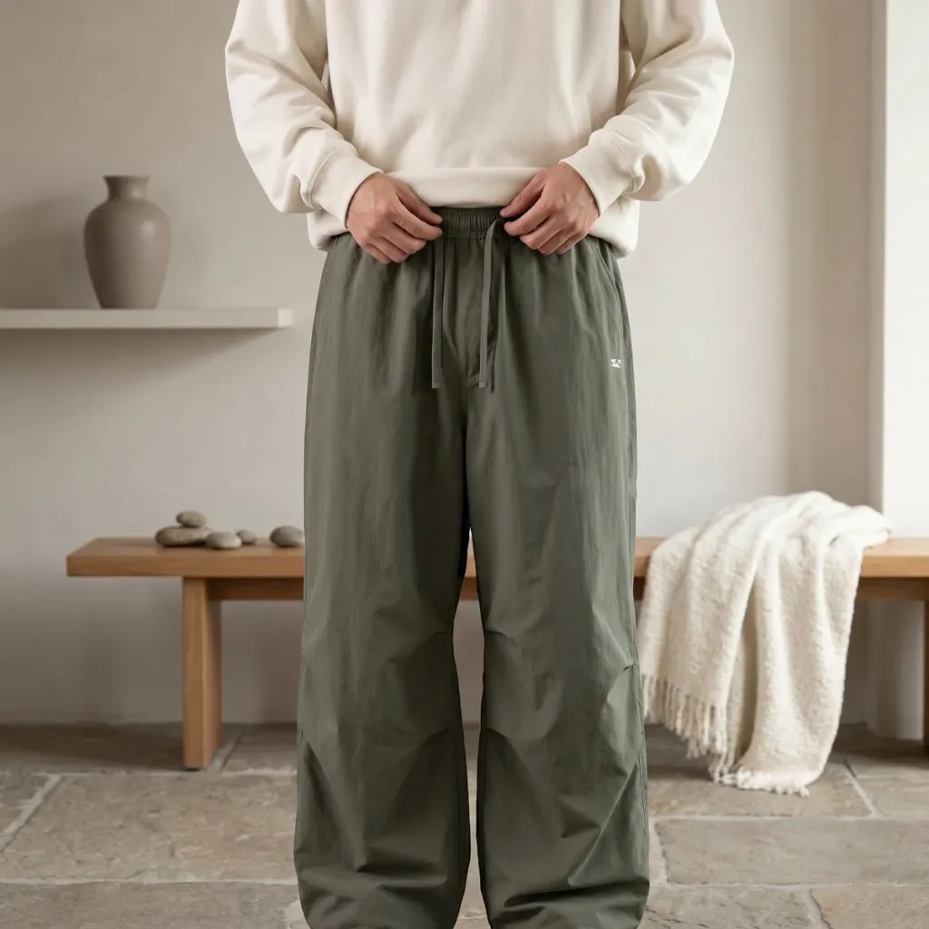 Unisex Wide-Leg Parachute Pants — flexible, beautiful styling