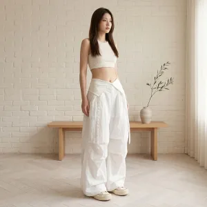 Women's Low-Rise Y2K Parachute Pants — view 1