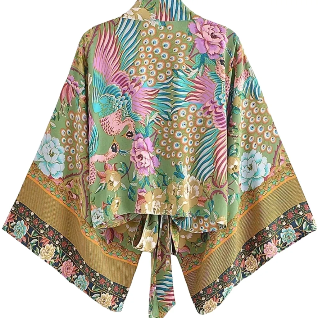 Women's Short Boho Kimono — where minimalism meets durability