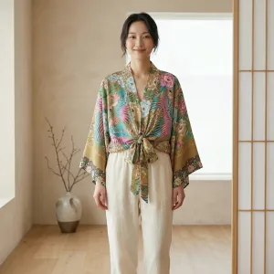 Women's Short Boho Kimono — view 4