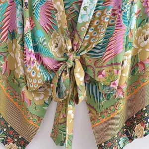 Women's Short Boho Kimono — view 5