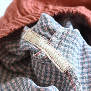 Women's Terracotta Cotton Jinbei — view 7