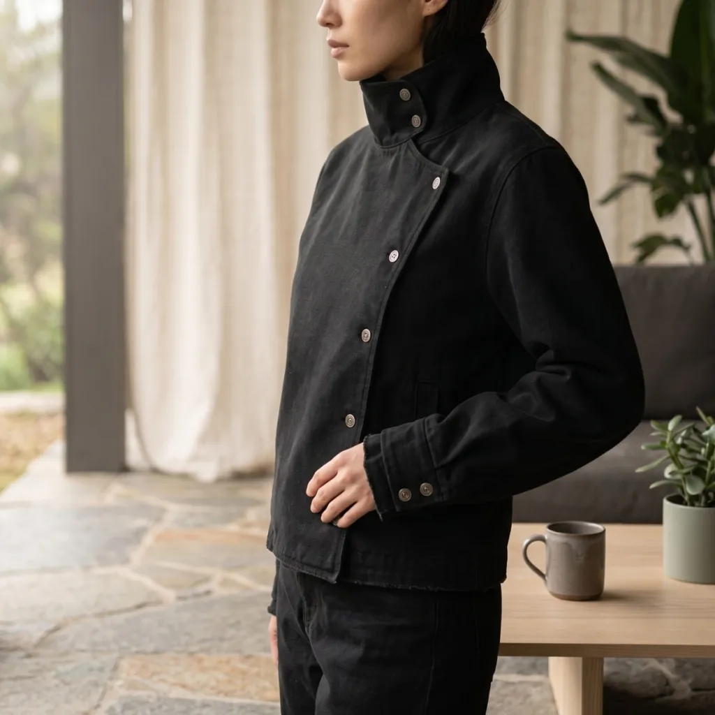 Y2K-Style Japanese Jacket for Women — a piece designed for serenity