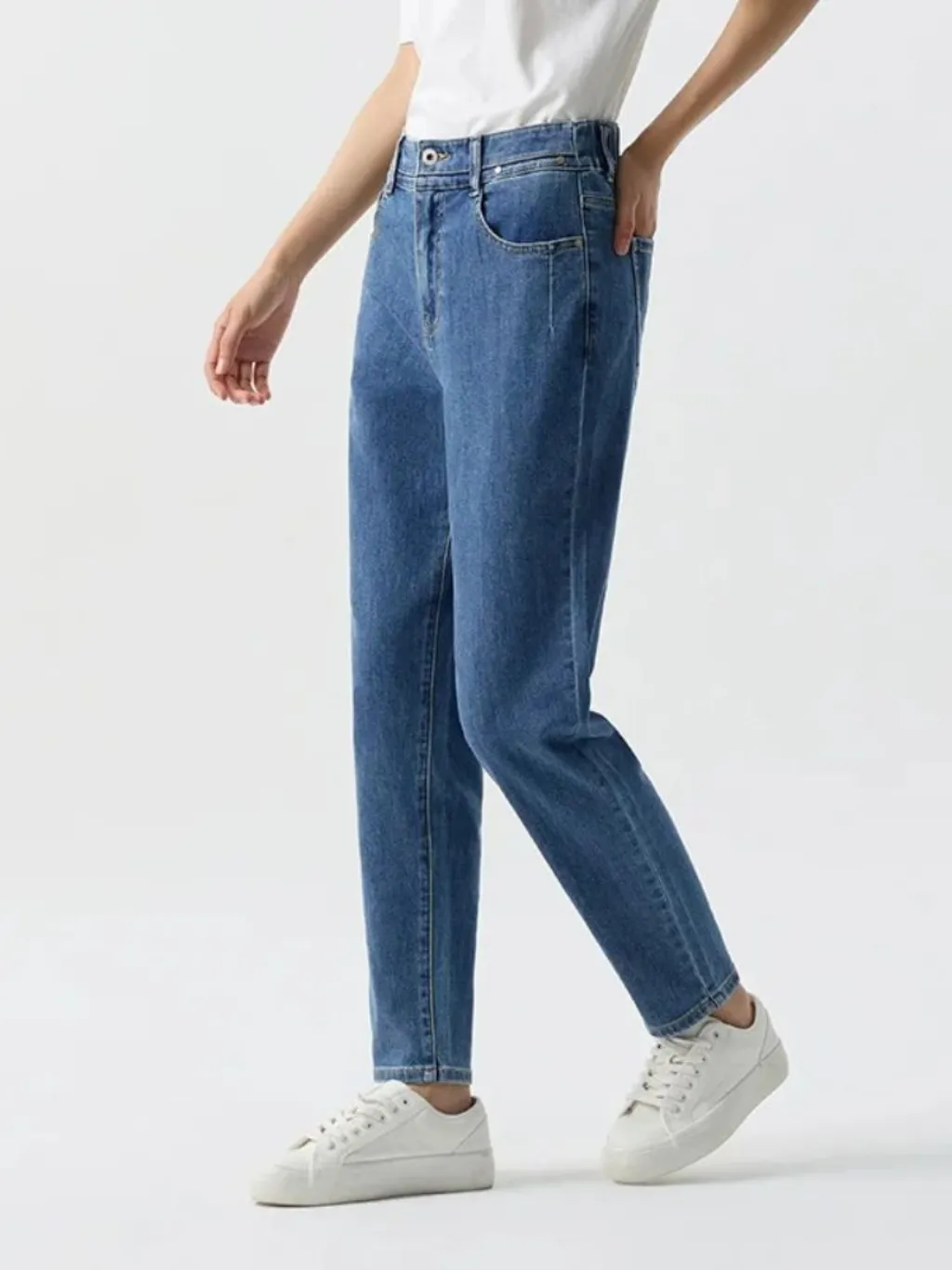 Blue Vintage Mom Jeans — quality denim, made to last