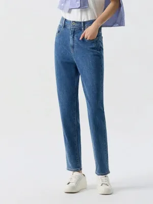 Blue Vintage Mom Jeans — view 7