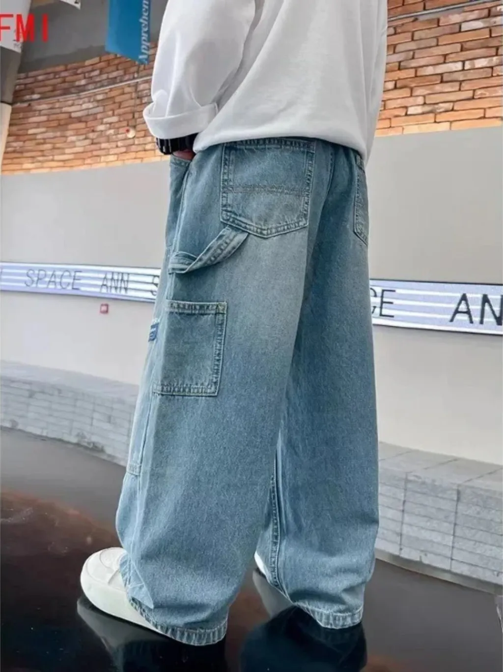 Boys' Washed Blue Baggy Jeans — endless ways to style it
