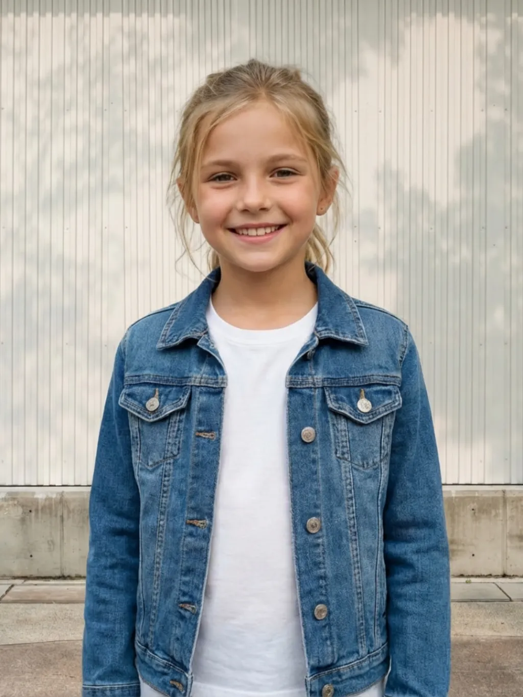 Girls' Blue Denim Jacket