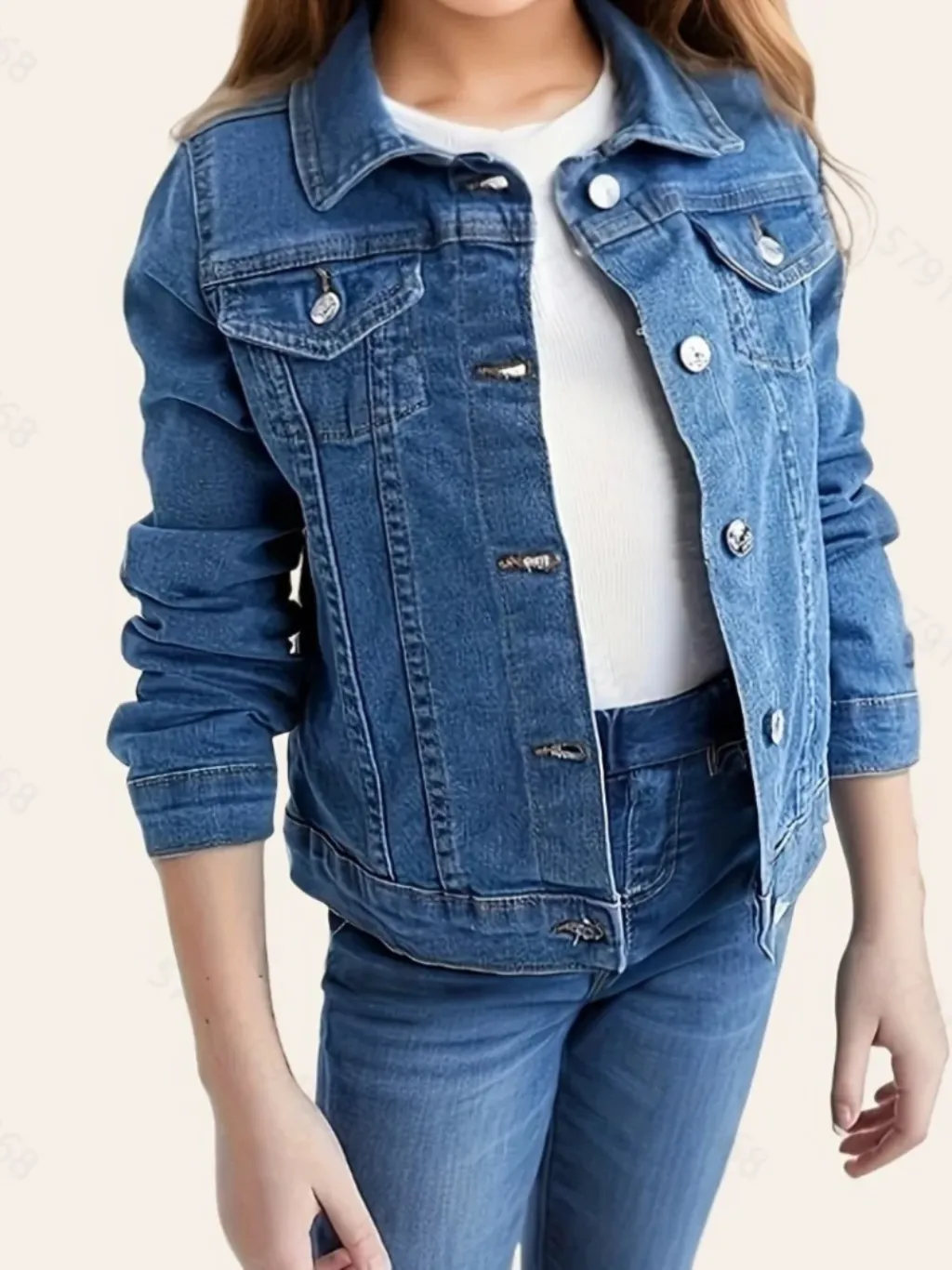 Girls' Blue Denim Jacket — quality denim, made to last