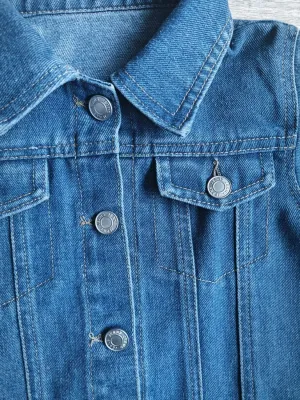Girls' Blue Denim Jacket — view 6