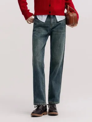 High-Waisted Vintage Washed Mom Jeans — view 2