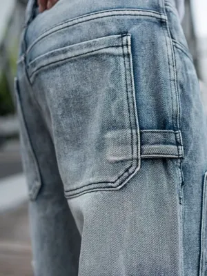Loose-Fit Skater Jeans with Durable Knee Reinforcement — view 2