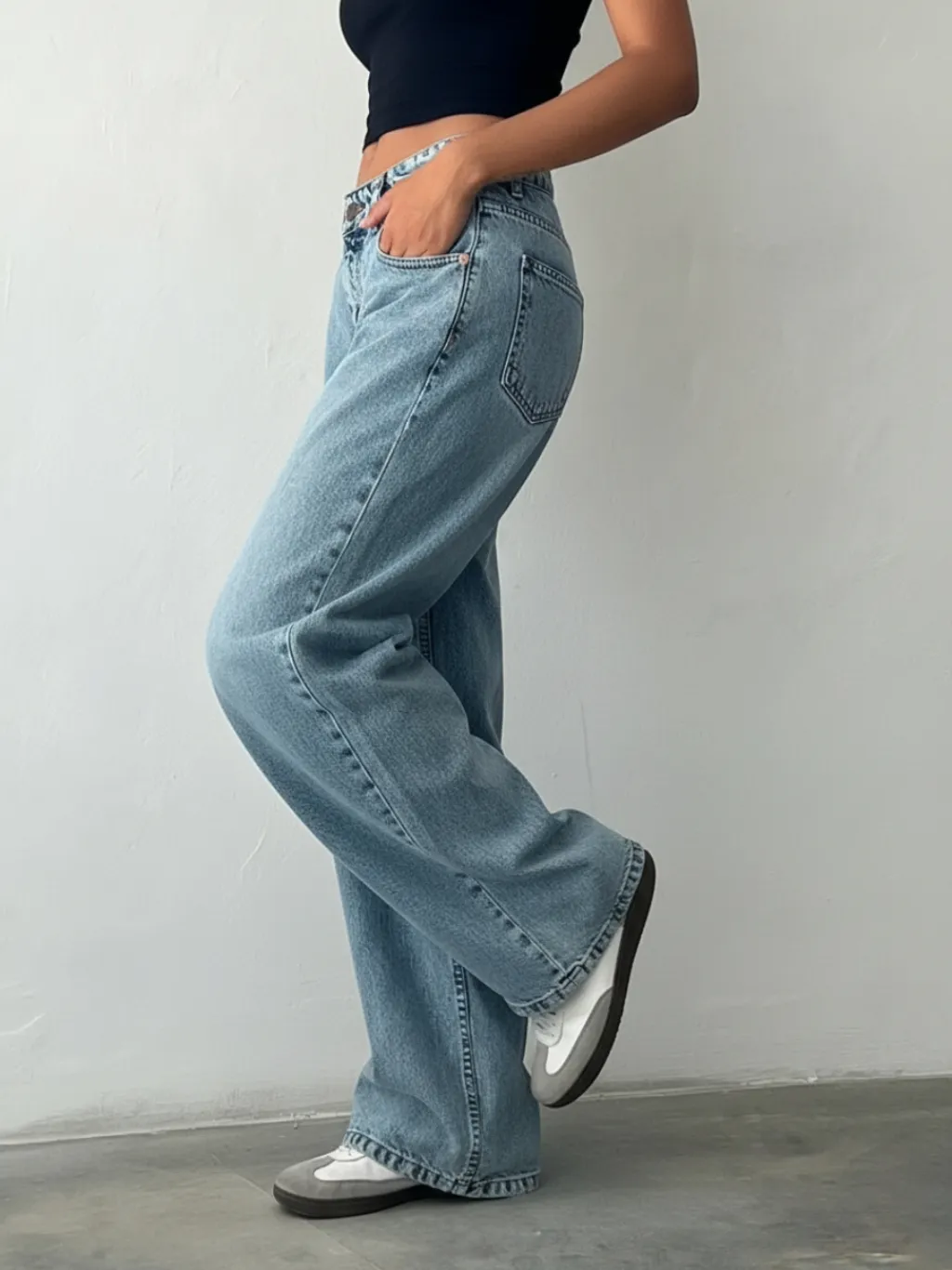 Low-Rise Loose Boyfriend Jeans — quality denim, made to last
