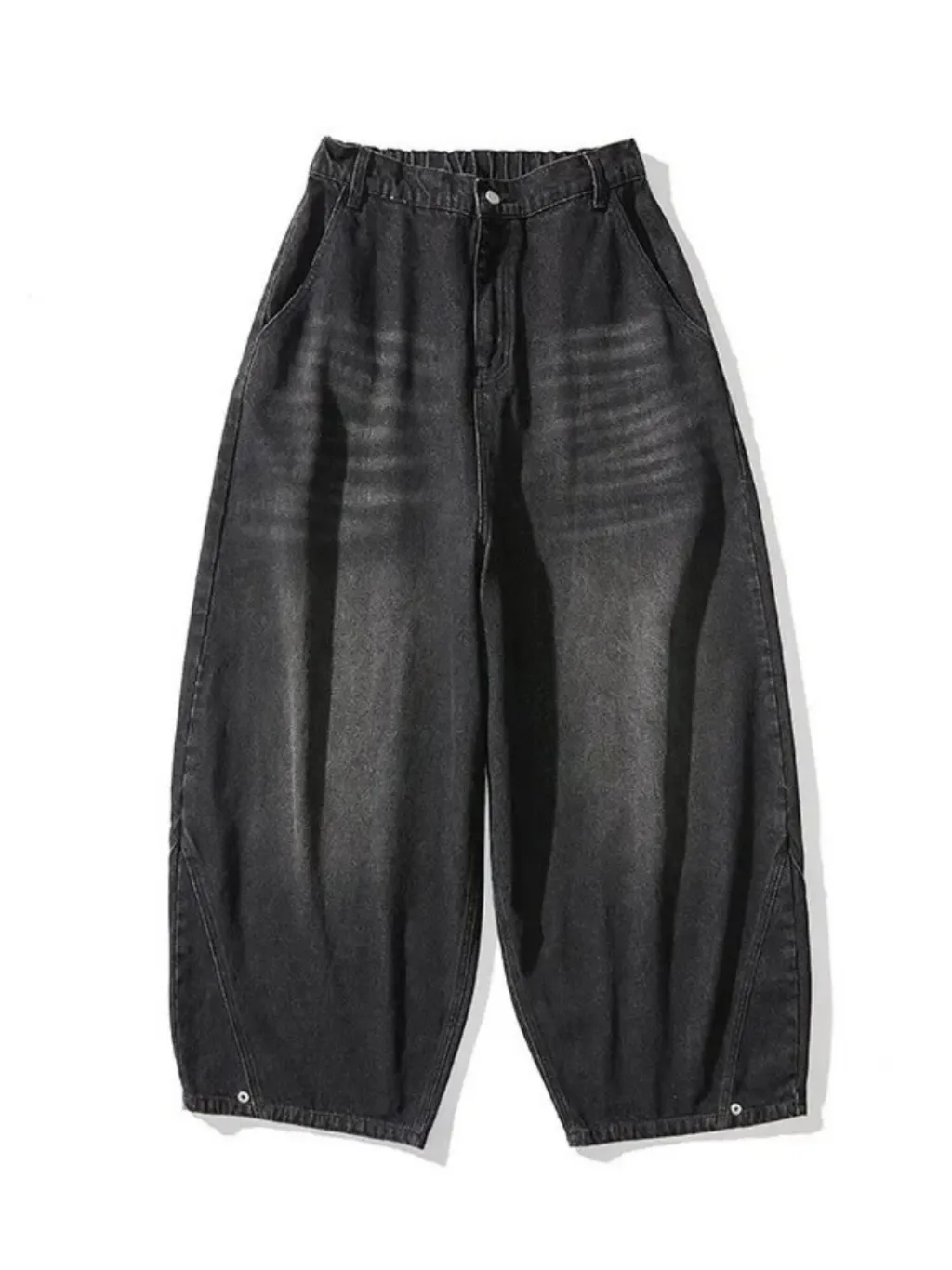 Men's Balloon-Fit Jeans in Black Denim — a pair designed to be worn everywhere