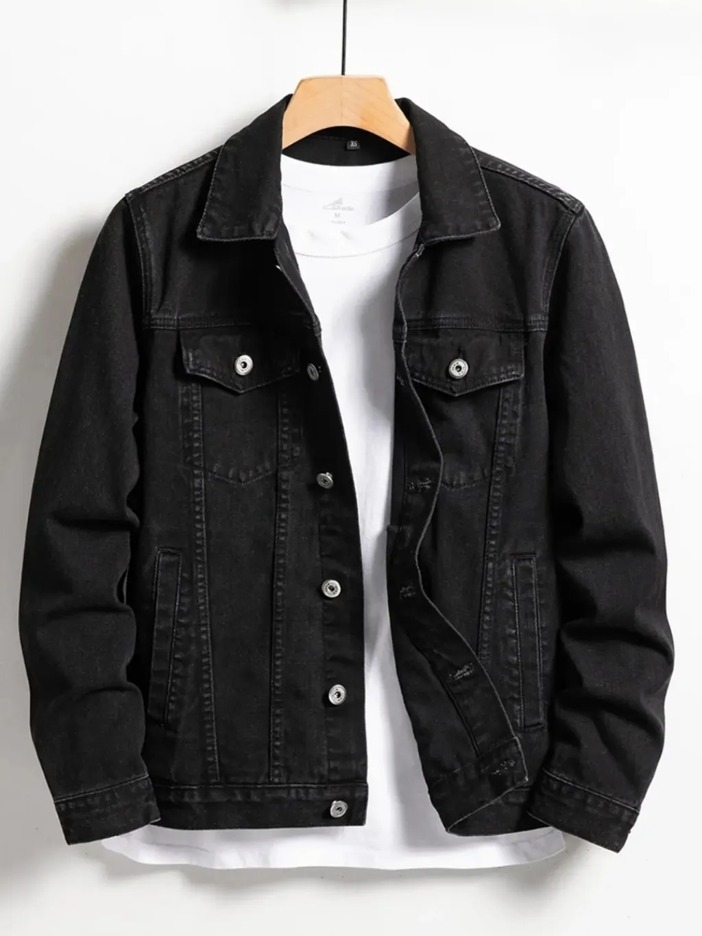 Men's Black Denim Jacket — quality denim, made to last