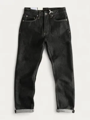 Men's Black Straight Jeans, Timeless Classic Cut — view 4