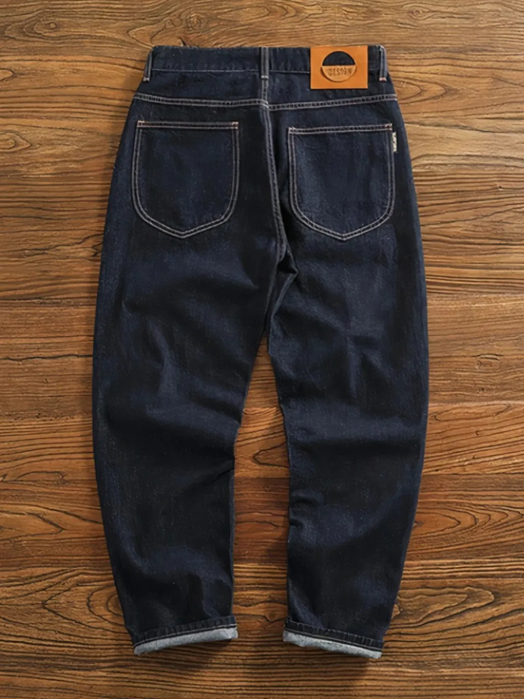 Men's Blue-Black Tapered Jeans, Double-Dyed Denim — endless ways to style it