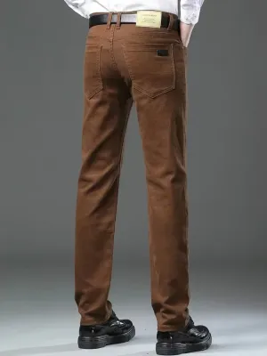 Men's Brown Regular Fit Jeans — view 2