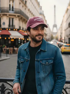 Men's California Denim Cap — view 3