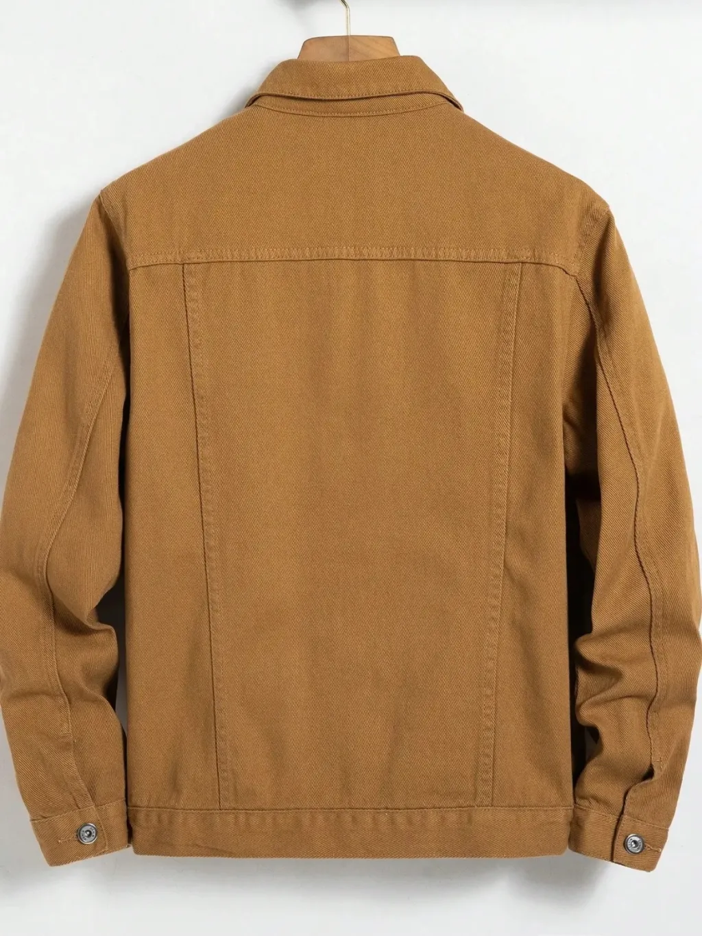 Men's Camel Denim Jacket — quality denim, made to last