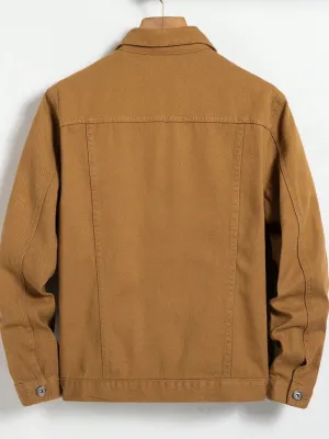 Men's Camel Denim Jacket — view 3
