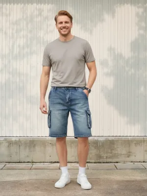 Men's Cargo Denim Shorts — view 1