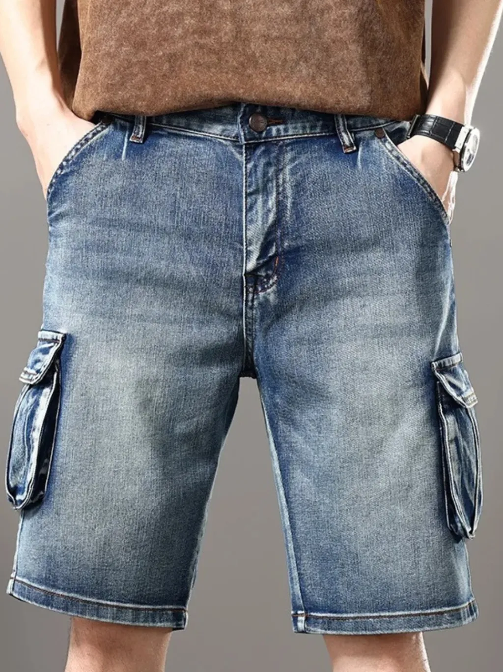 Men's Cargo Denim Shorts — a pair designed to be worn everywhere