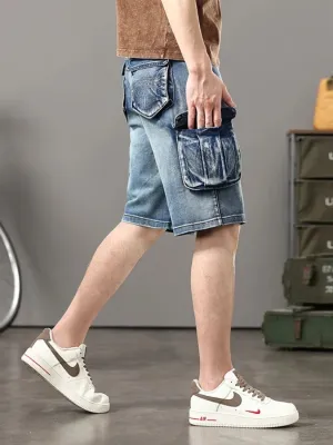 Men's Cargo Denim Shorts — view 3