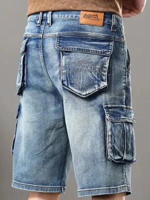 Men's Cargo Denim Shorts — view 5