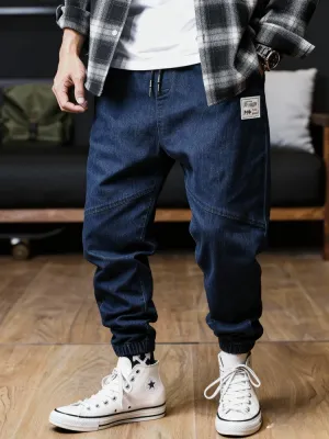 Men's Casual Jogger Jeans with Elastic Waist — view 2