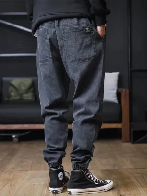 Men's Casual Jogger Jeans with Elastic Waist — view 3
