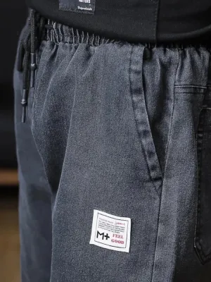 Men's Casual Jogger Jeans with Elastic Waist — view 4