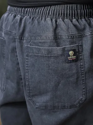 Men's Casual Jogger Jeans with Elastic Waist — view 5