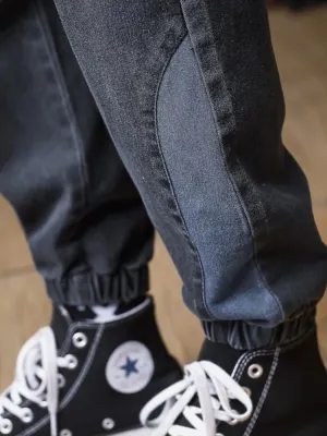 Men's Casual Jogger Jeans with Elastic Waist — view 6
