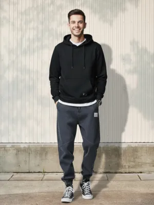 Men's Casual Jogger Jeans with Elastic Waist — view 7