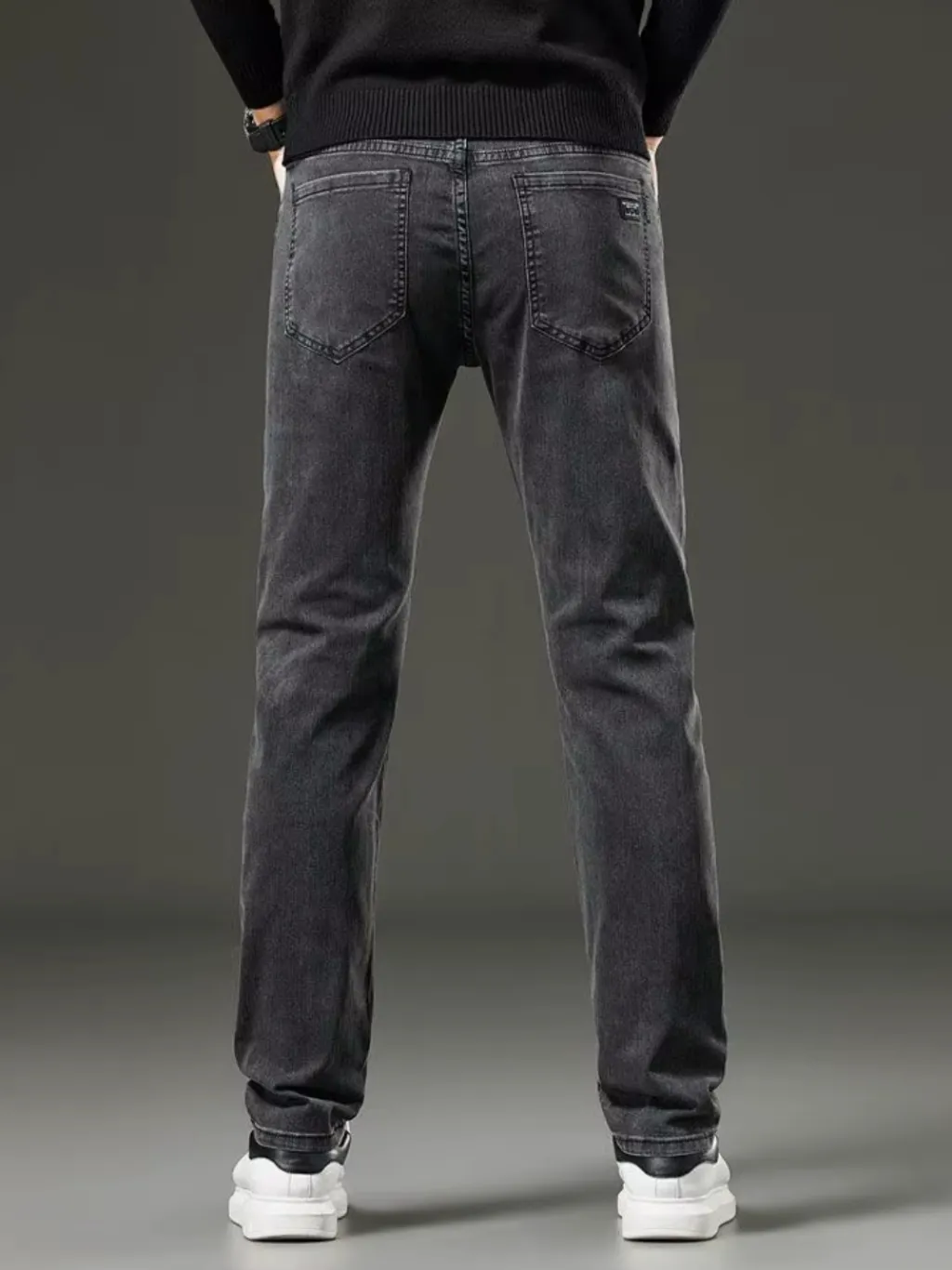 Men's Charcoal Grey Slim-Fit Jeans — quality denim, made to last