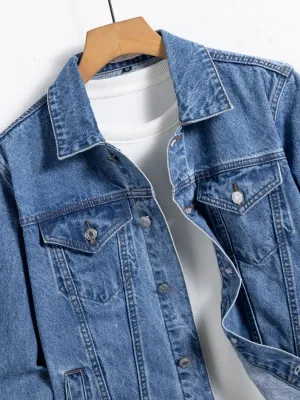 Men's Classic Blue Denim Jacket — view 4