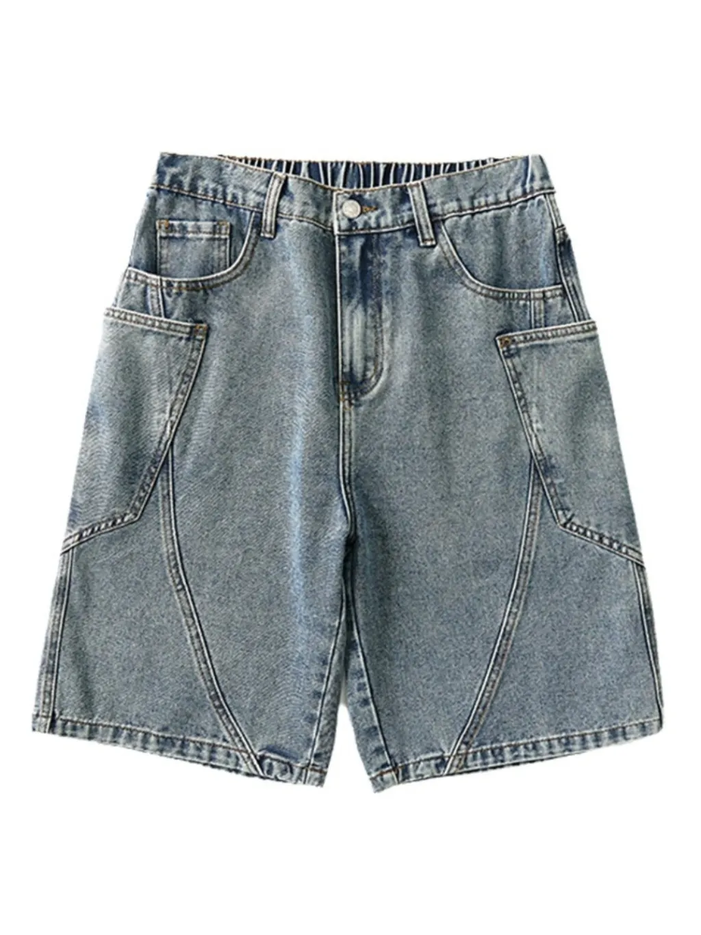 Men's Contrast Stitch Denim Shorts — endless ways to style it