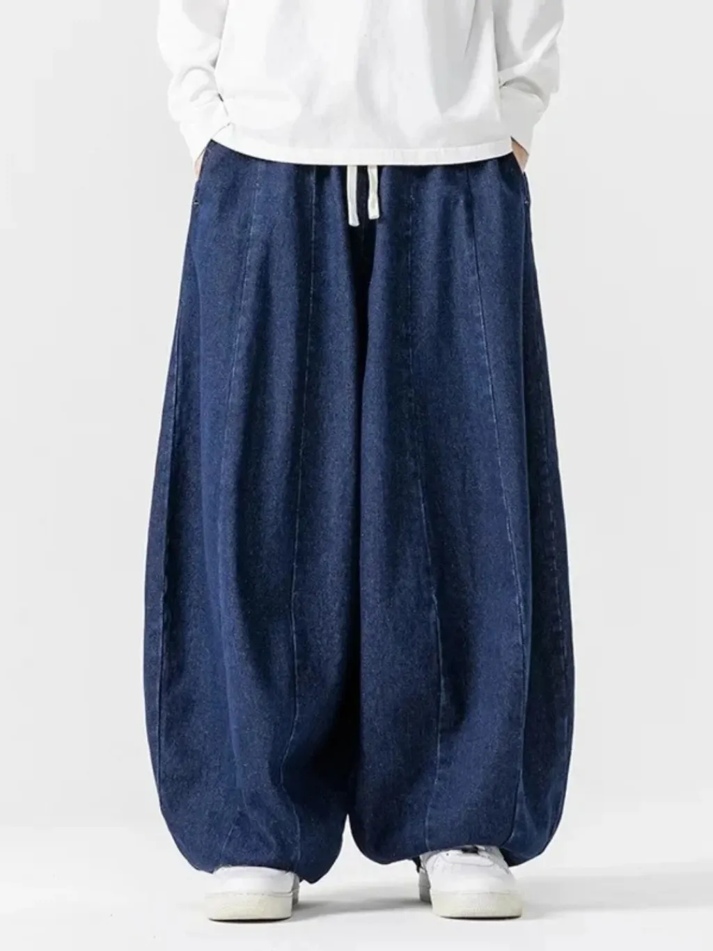 Men's Dark Blue Balloon Jeans — a pair designed to be worn everywhere