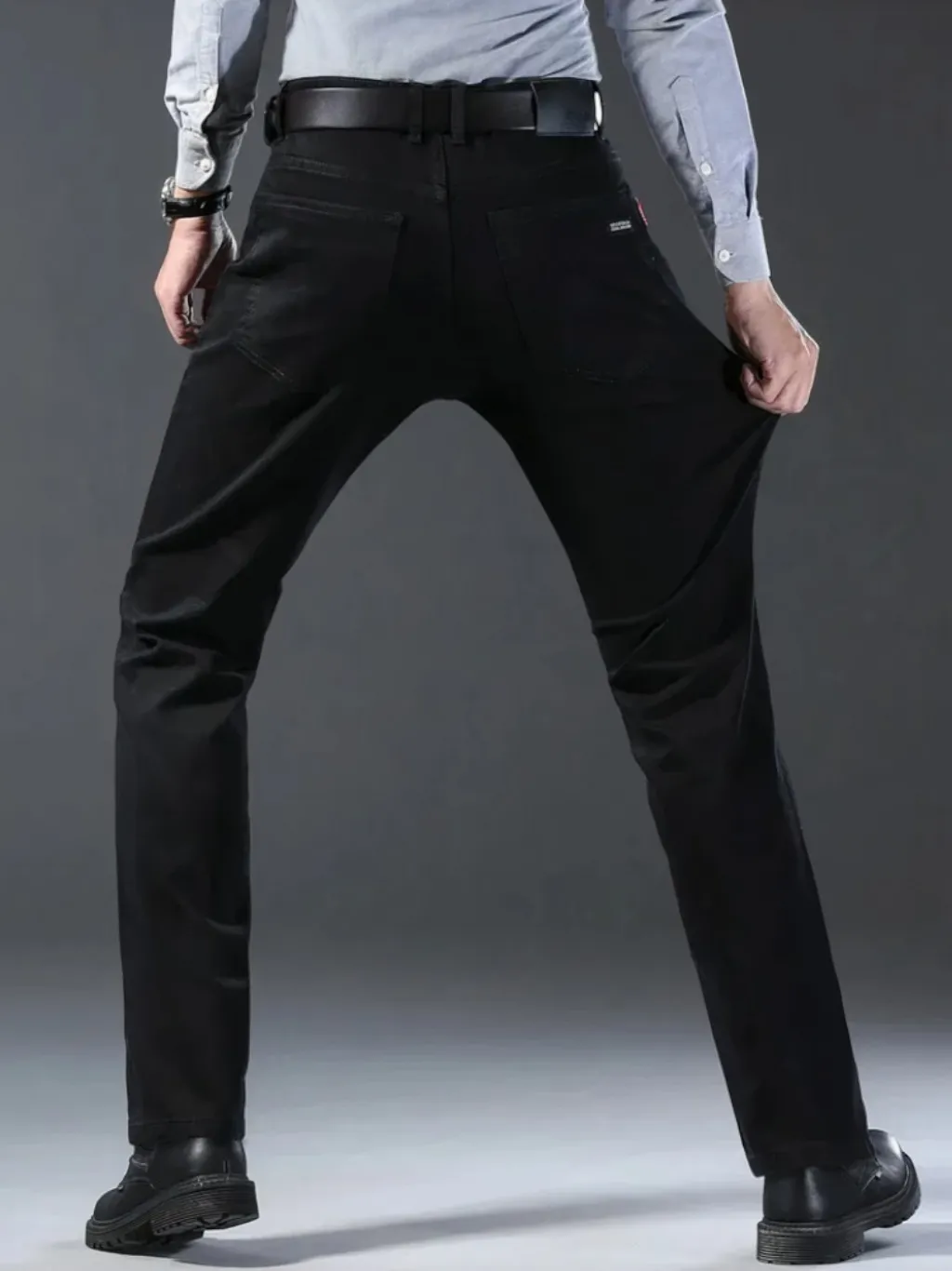 Men's Deep Black Regular Jeans, Soft Denim — a pair designed to be worn everywhere